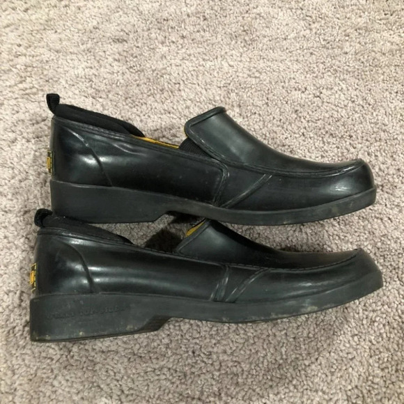 Sperry Black Rubber slide on loafers Size 8.5 - Picture 4 of 8